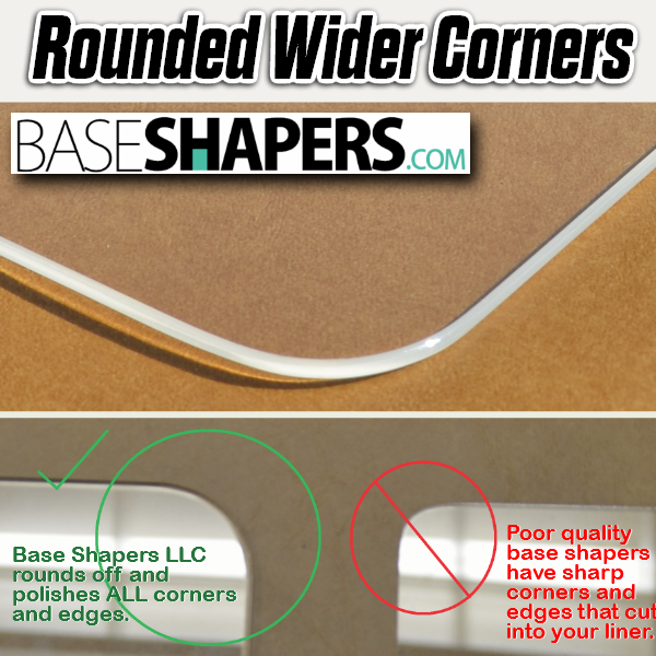 Any Custom size up to 12 x 6 Inches - Base Shaper - Acrylic and Plasti –  Base Shaper Store